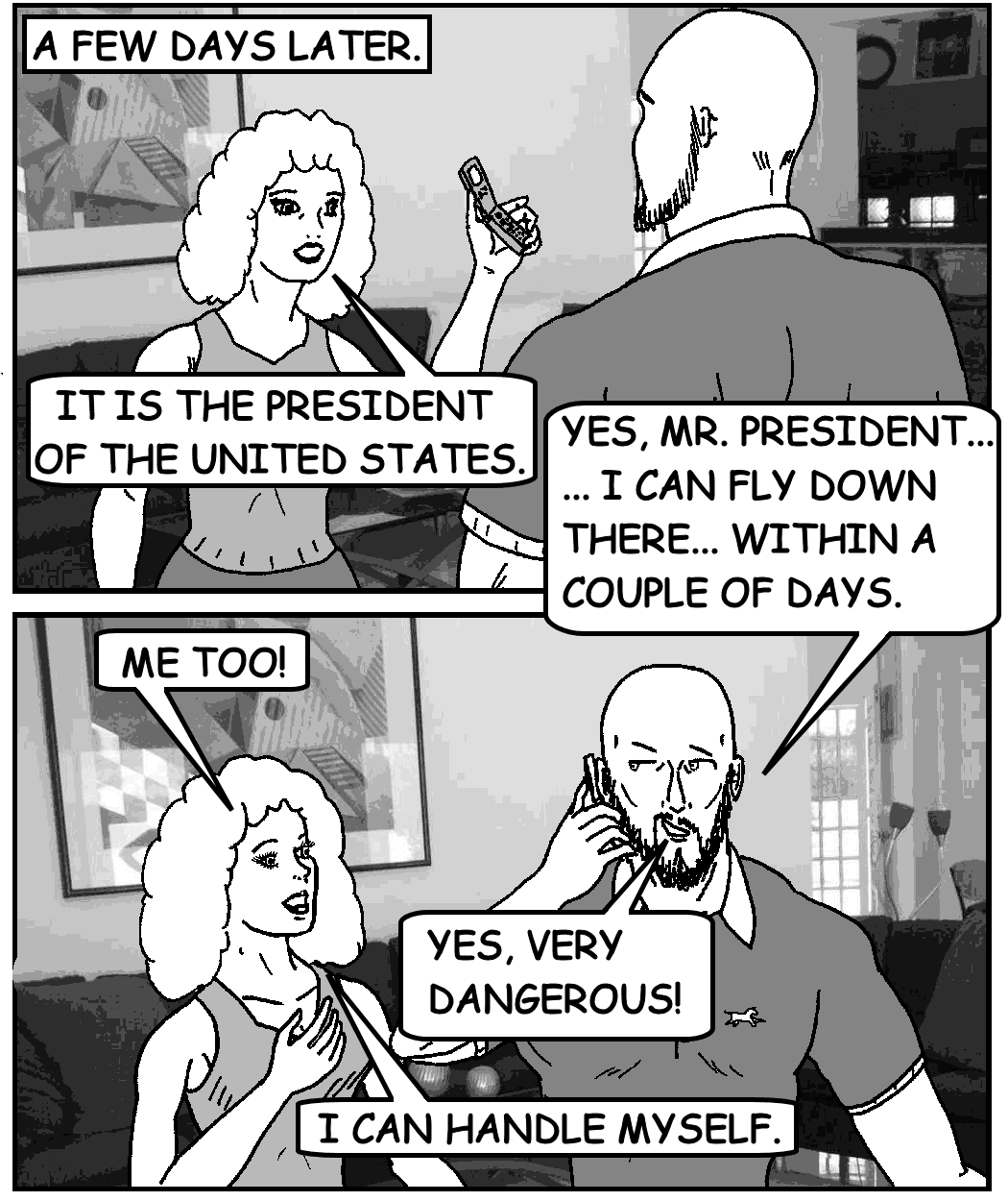 Tell your friends! A new comic page added every Tuesday!